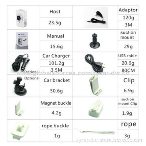 Network Camera, HD 720P/30fps Video Resolution, Supports High-class Maximum 32GB microSD Card
